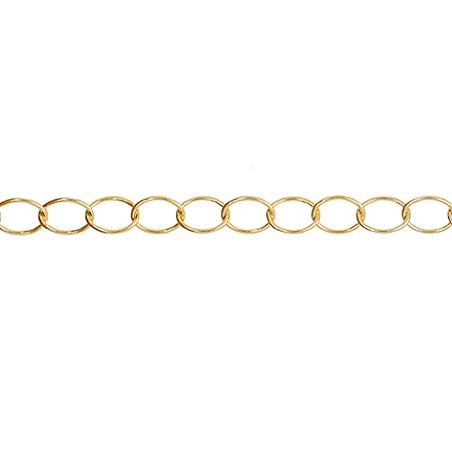 Cadenas de plata bañadas en oro